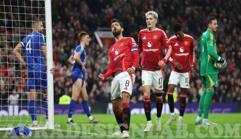 MU VS Leicester : Manchester United Membantai Leicester 5-2, Mu Lolos ke 8 Besar Carabao Cup